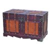 Vintiquewise Large Antique Style Steamer Trunk, Decorative Storage Box QI003318L